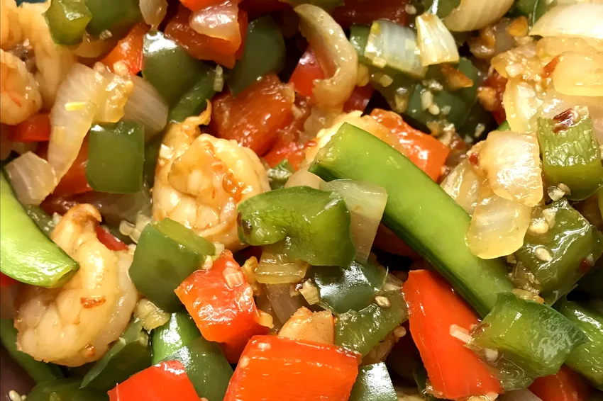 Asian Shrimp Rice Bowl