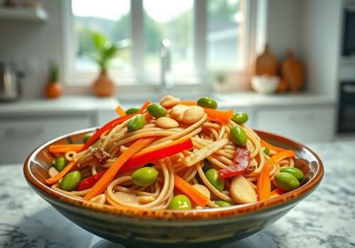 Asian-Style Sesame Noodle Salad