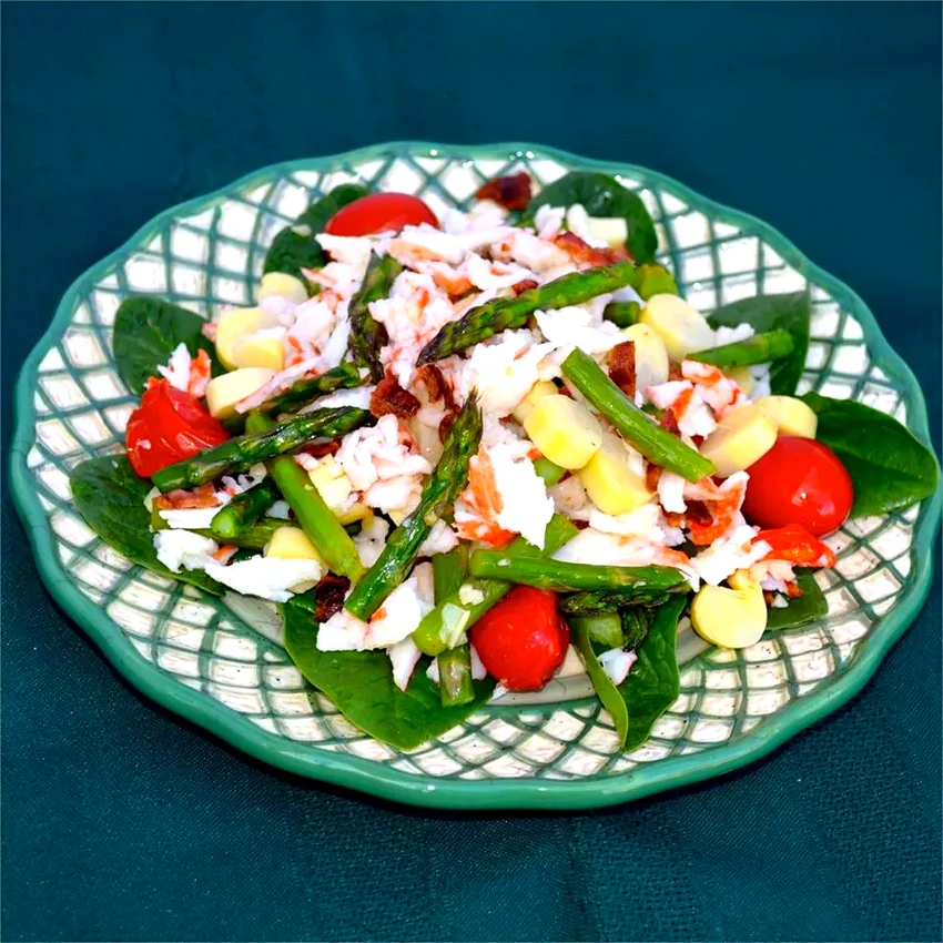 15 Amazing Hearts of Palm Recipes for Every Occasion Asparagus and Crab Salad