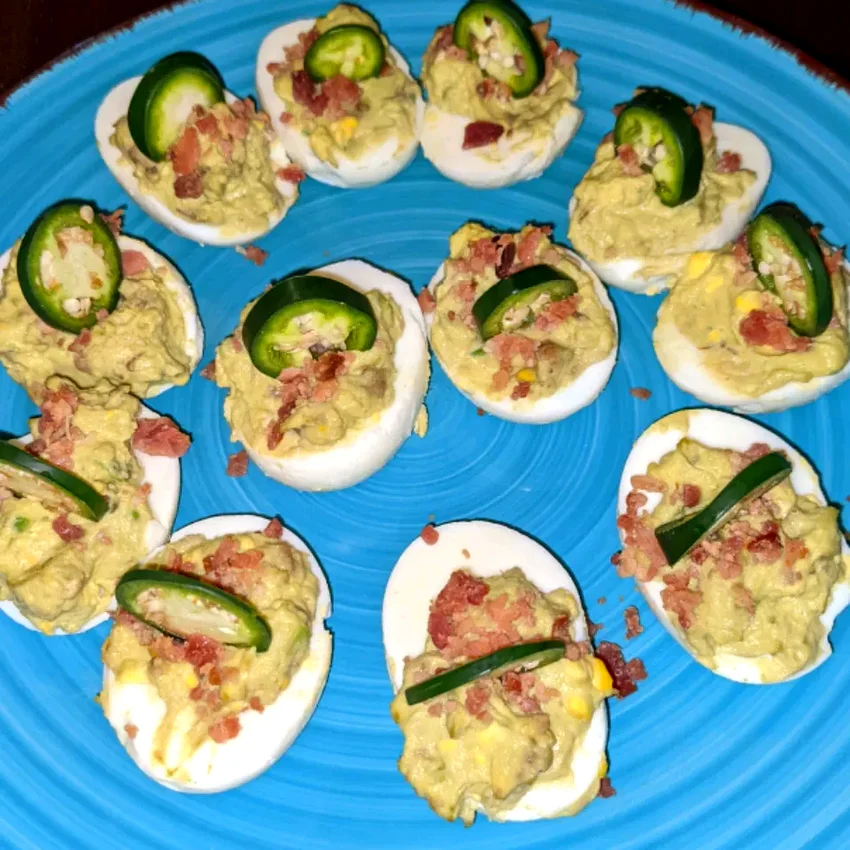 37 Fresh Spring Appetizer Ideas for Every Gathering Avocado Deviled Eggs