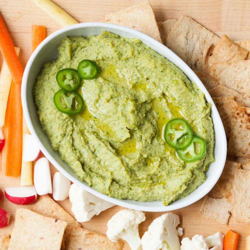25 Awesome Chickpea Snacks That'll Rock Your Taste Buds! Avocado Hummus