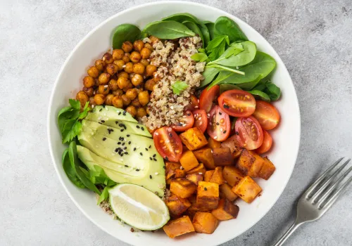 Avocado and Chickpea Power Bowl