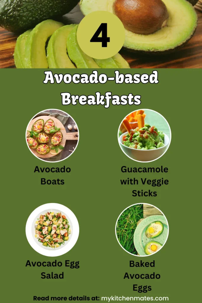 Avocado-based Breakfasts