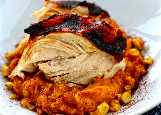 29 Amazing Chicken Breast Recipes You'll Want to Make Aztec Chicken with Sweet Potato Corn Mash