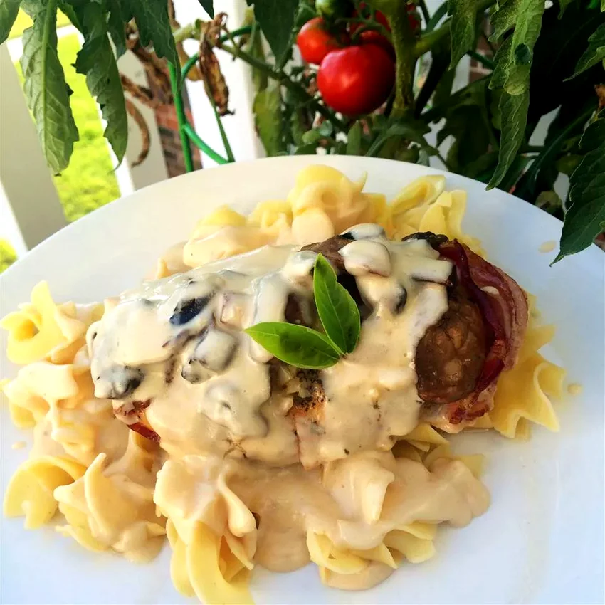Bacon Mushroom Chicken