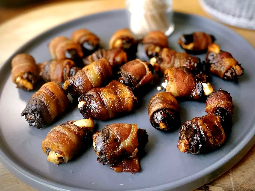40 Classic Appetizer Recipes We'll Always Love Making Bacon-Wrapped Dates Stuffed with Blue Cheese