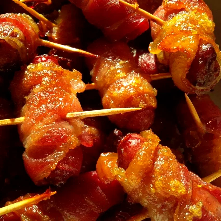 24 Crockpot Game Day Favorites for Your Next Tailgate Bacon Wrapped Smokies