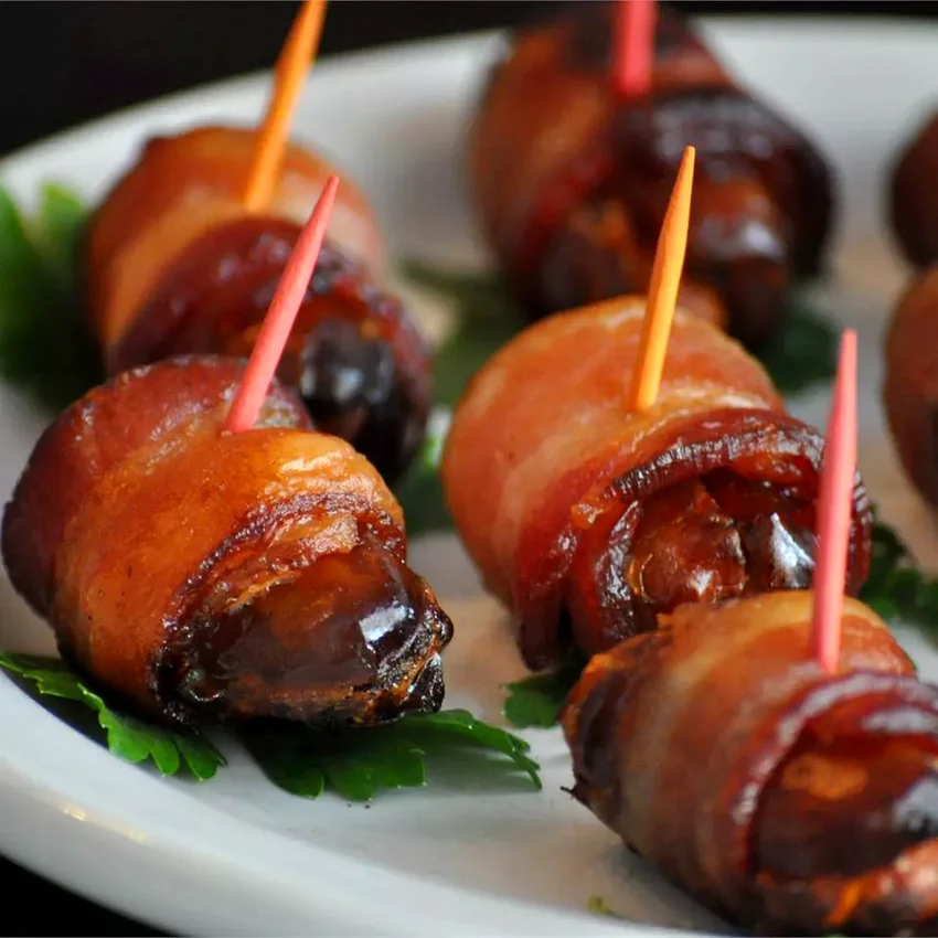 Bacon and Date Appetizers