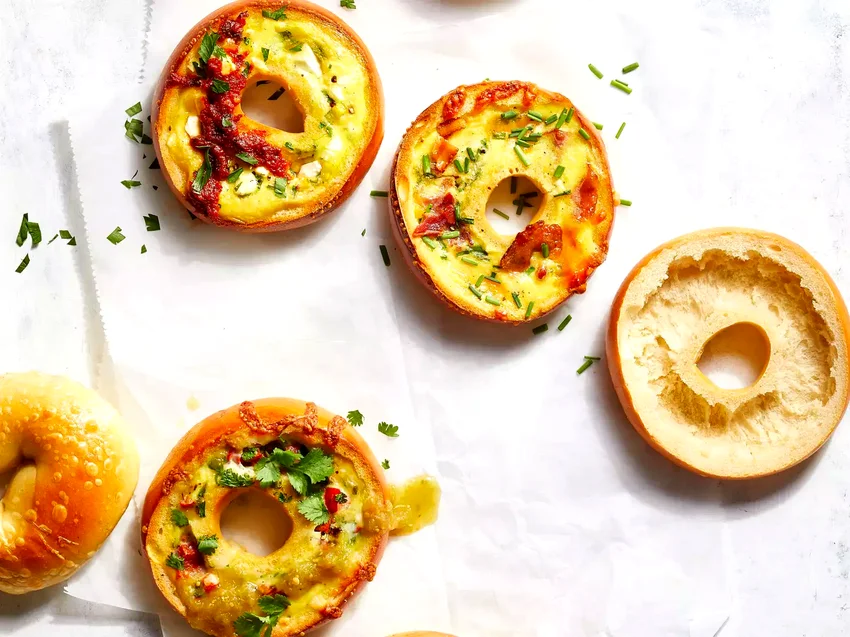 25 Creative Bagel Toppings That Beat Regular Cream Cheese Bagel Egg Boats
