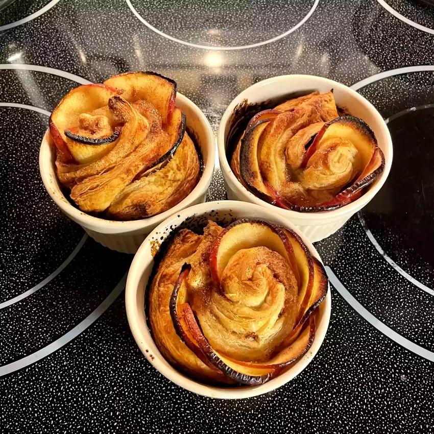 Baked Apple Roses