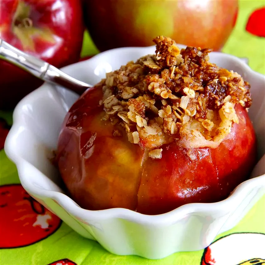 20 Morning Apple Recipe Ideas for Better Breakfasts Baked Apples with Oatmeal Filling