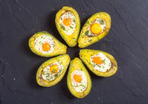 Baked Avocado Eggs