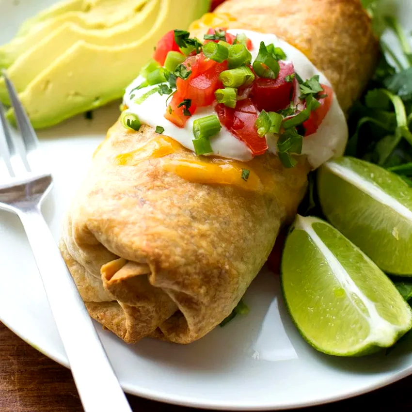 24 Easy Dishes Using Leftover Shredded Chicken Baked Chicken and Rice Chimichangas