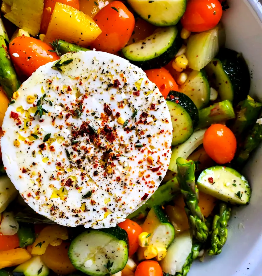Baked Feta Pasta with Vegetables