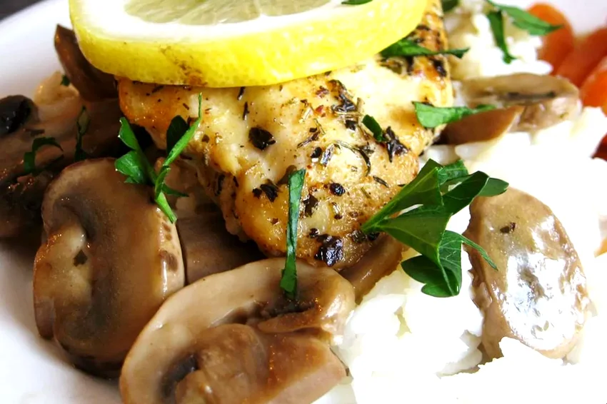 22 Bright Lemon Chicken Dishes That Pack Amazing Flavor Baked Lemon Chicken with Mushroom Sauce