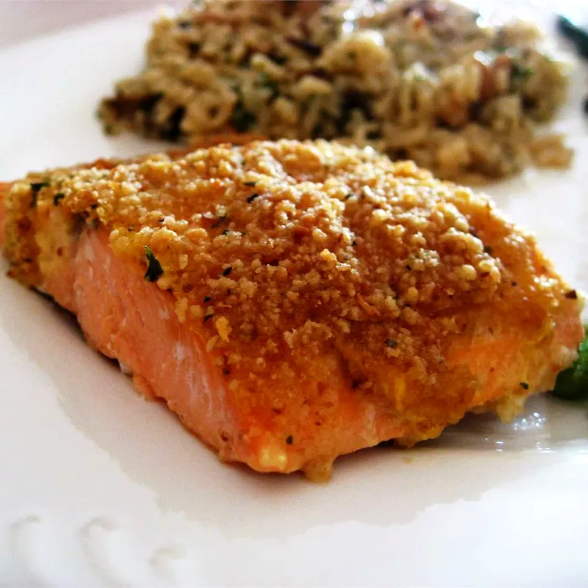 Baked Salmon Fillets Dijon