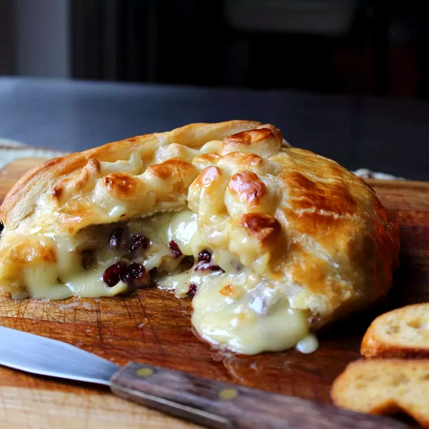 26 Top Holiday Appetizers: Complete Party Recipe Guide Baked Stuffed Brie with Cranberries and Walnuts