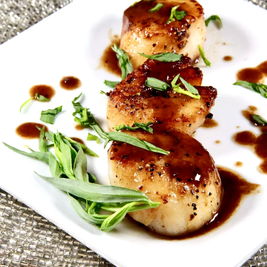 Balsamic-Glazed Sea Scallops