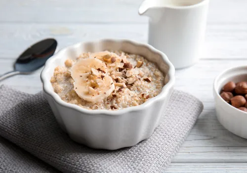 Banana Nut Quinoa Porridge