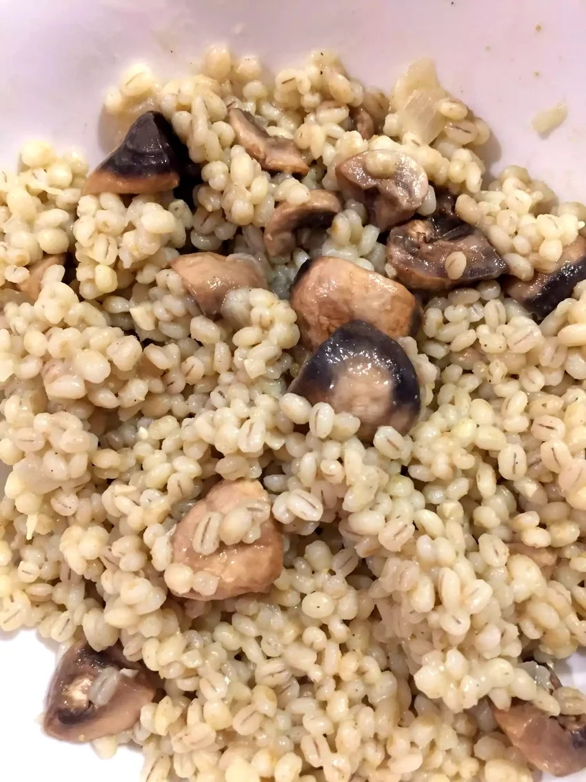 Barley Mushroom Risotto