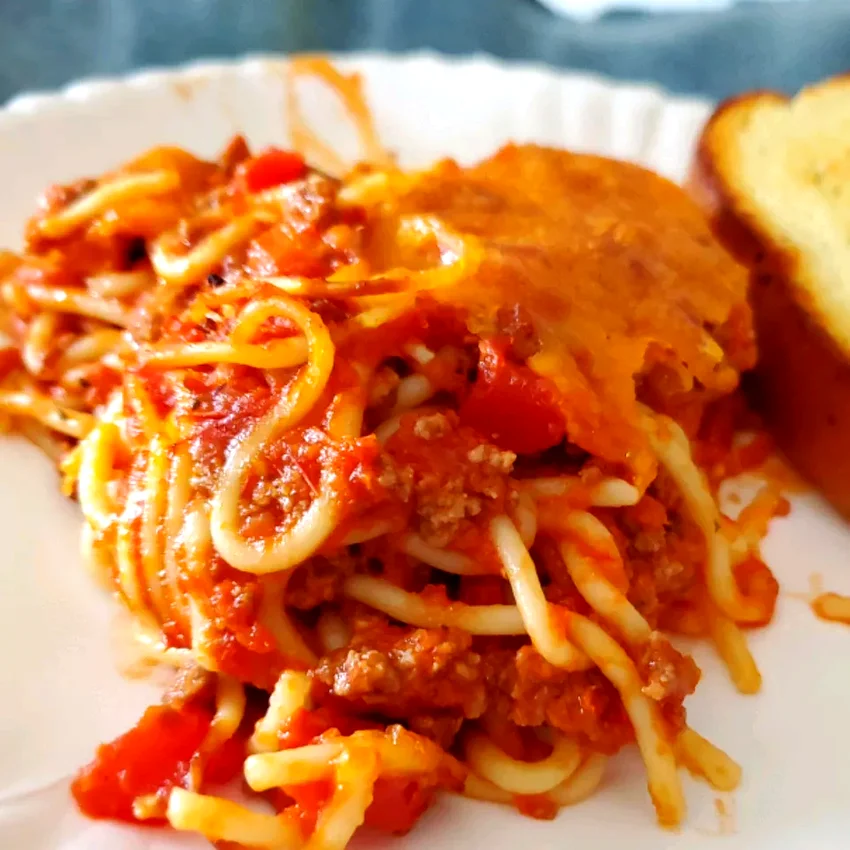 Basic Baked Spaghetti