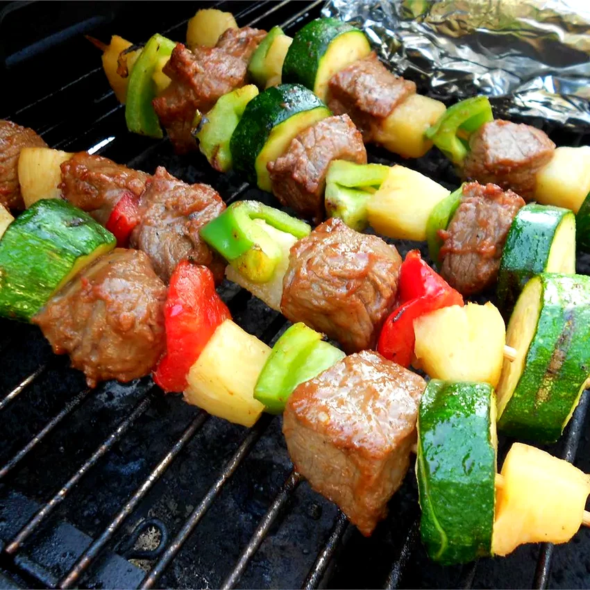 30 Simple Campfire Meals That Make Outdoor Cooking Easy Beef Shish Kebabs for Freezer Cooking