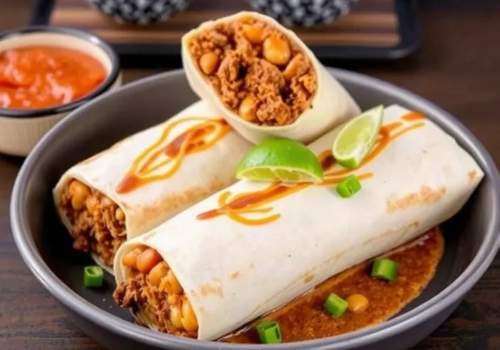 Beef and Bean Burritos