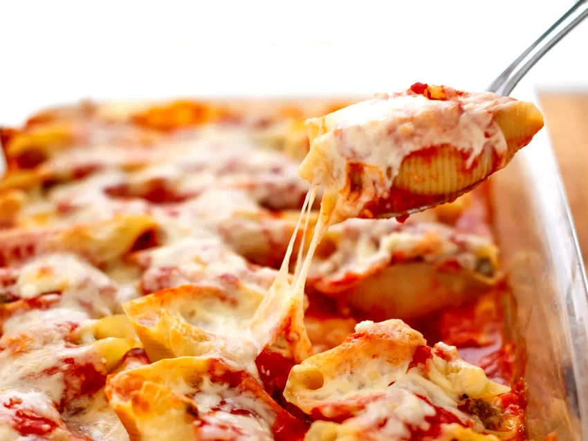 Beef and Mushroom Stuffed Shells