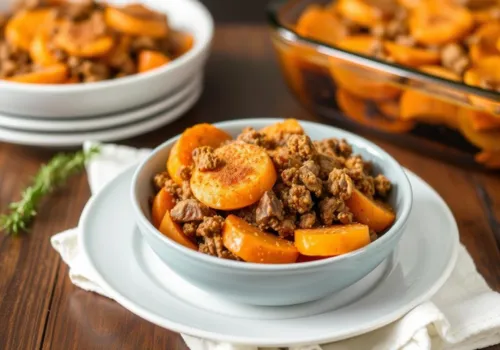 Beef and Sweet Potato Casserole