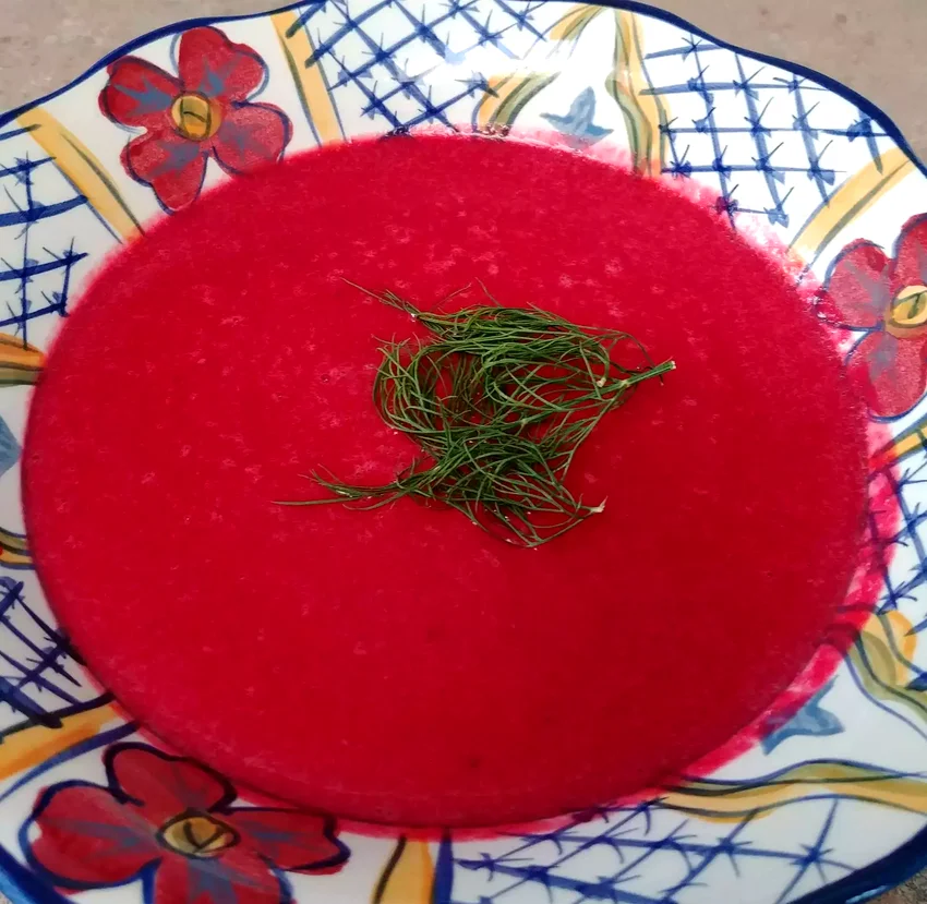 Beet Soup with Coconut Milk