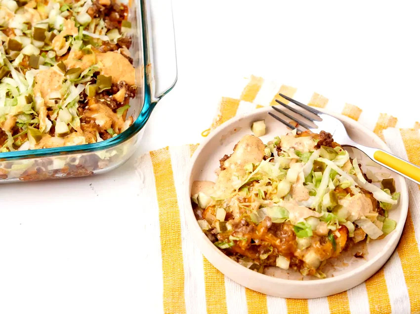 48 Simple 9x13 Pan Dinner Recipes for Easy Family Meals Big Mac Casserole