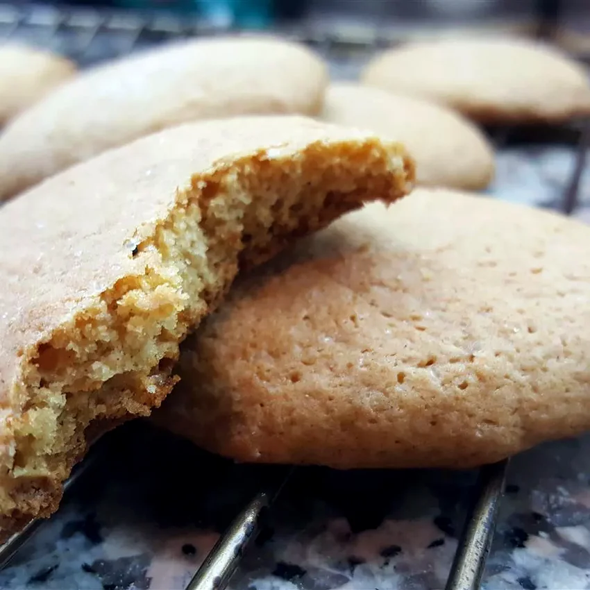 Big Soft Ginger Cookies