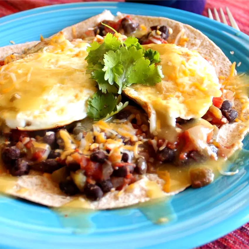 Black Bean Huevos Rancheros