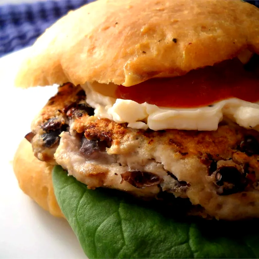 Black Bean Turkey Burgers