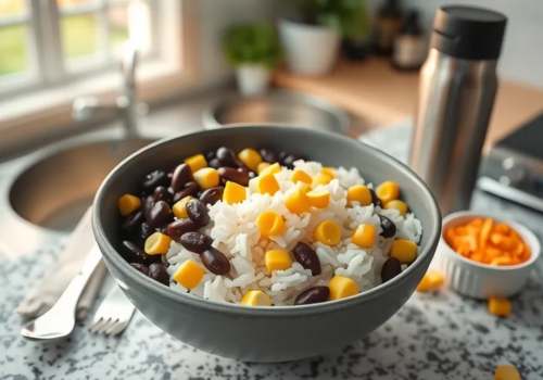 Black Bean and Rice Bowl