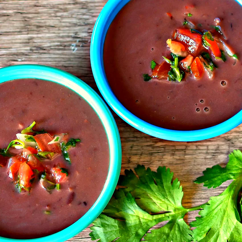 Black Bean and Salsa Soup
