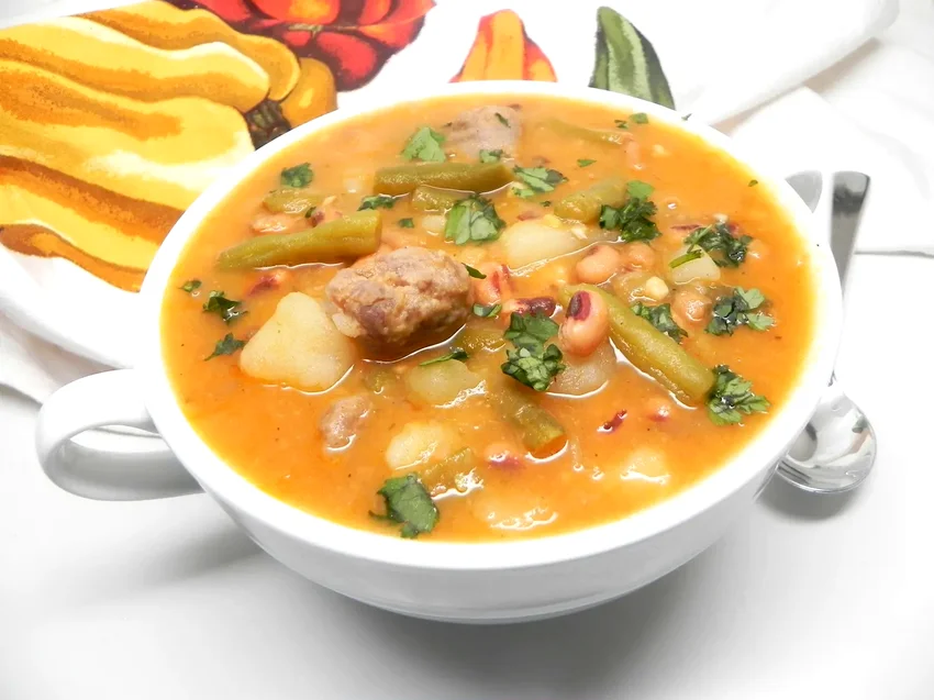Black-Eyed Pea Bratwurst Stew