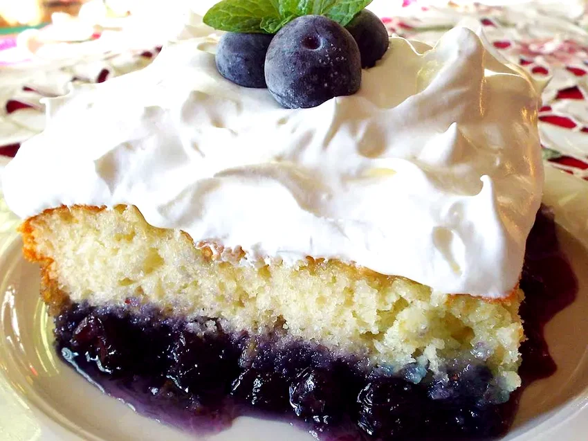 32 Amazing Desserts Using White Cake Mix for Easy Baking Blueberry Bottom Cake
