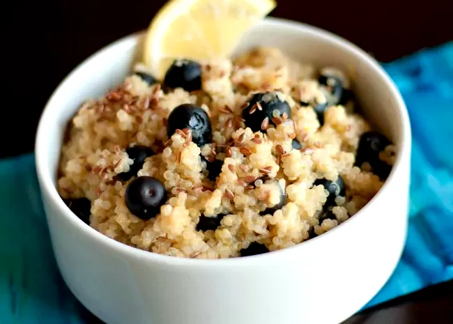 15 Quinoa Morning Meals to Kickstart Your Day Right Blueberry Lemon Breakfast Quinoa