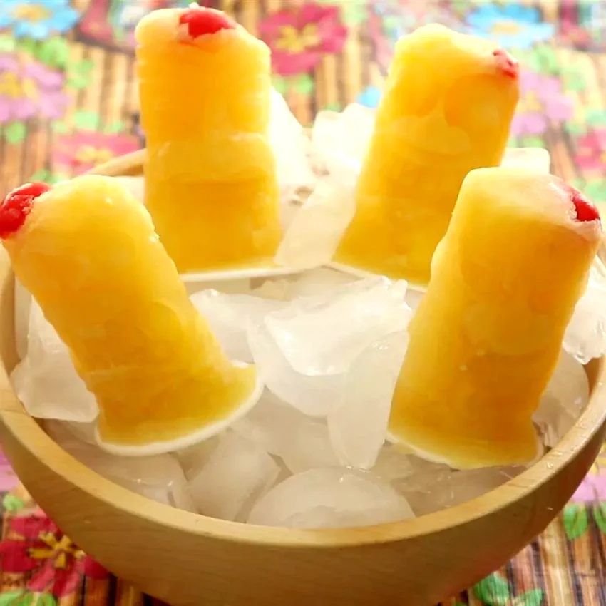 36 Island Cocktails and Tropical Food Favorites Boozy Mai Tai Pops