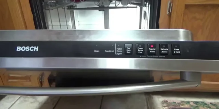 Bosch Dishwasher Control Panel Problems
