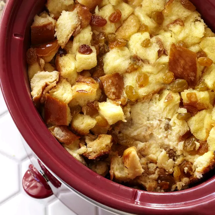 25 Crockpot Recipes That Make Easter Cooking Effortless Bread Pudding in the Slow Cooker