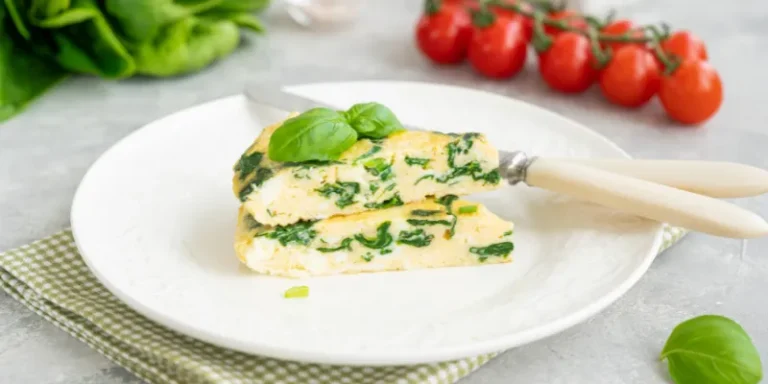 Spinach and Feta Egg White Frittata