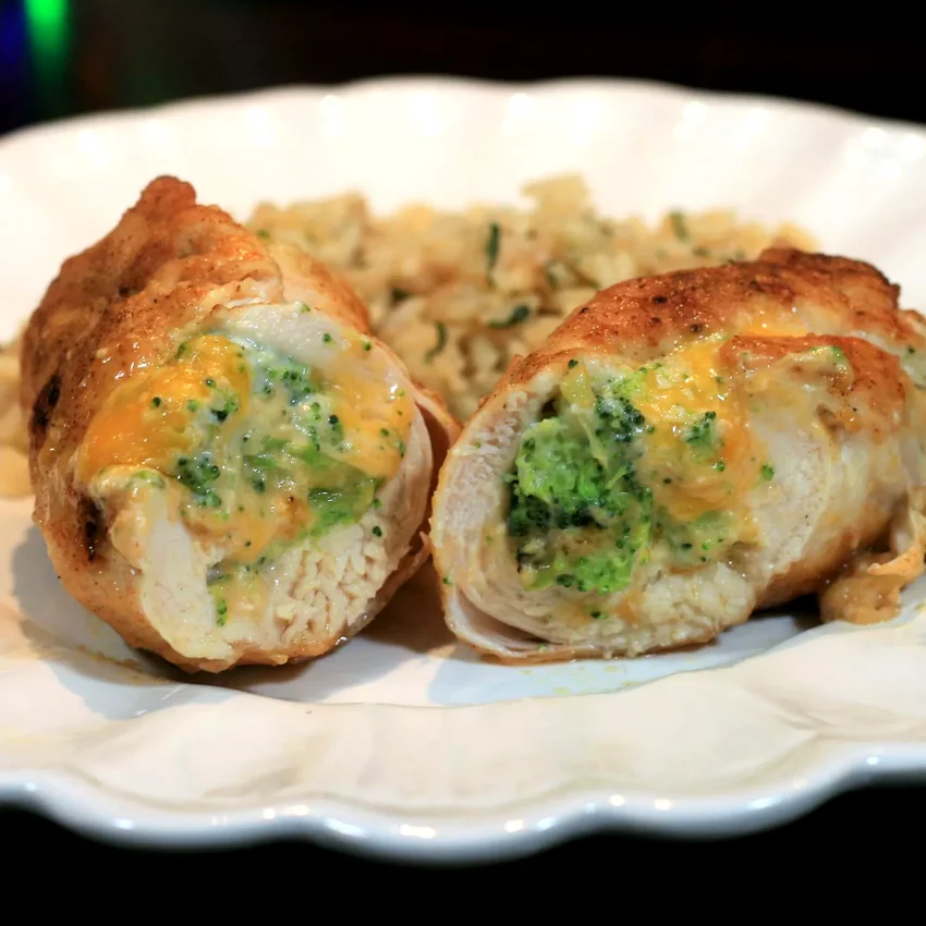 Broccoli Cheese Stuffed Chicken