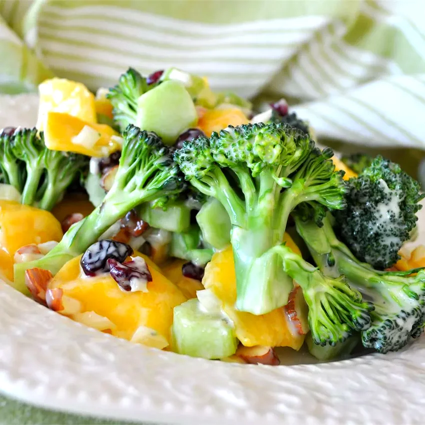 Top 15 Fresh Broccoli Salad Recipes for Every Occasion Broccoli Mango Salad