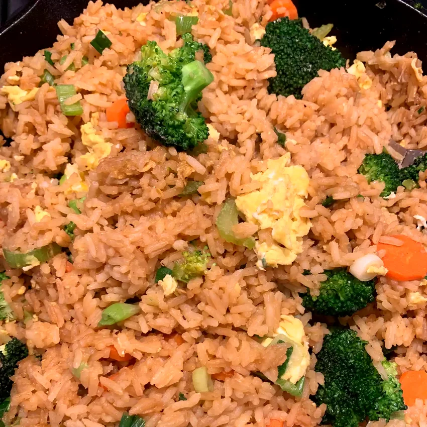 Broccoli and Rice Stir Fry