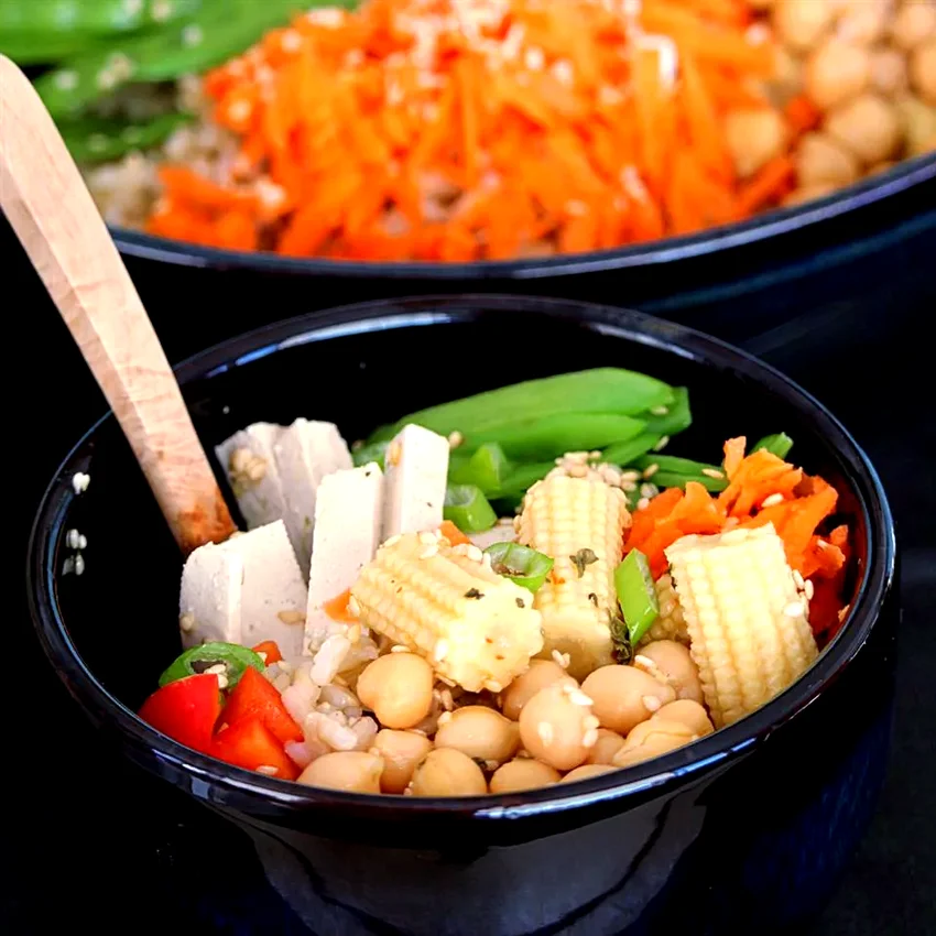 17 Plant-Based Dinner Recipes To Please Every Taste Brown Rice Buddha Bowl