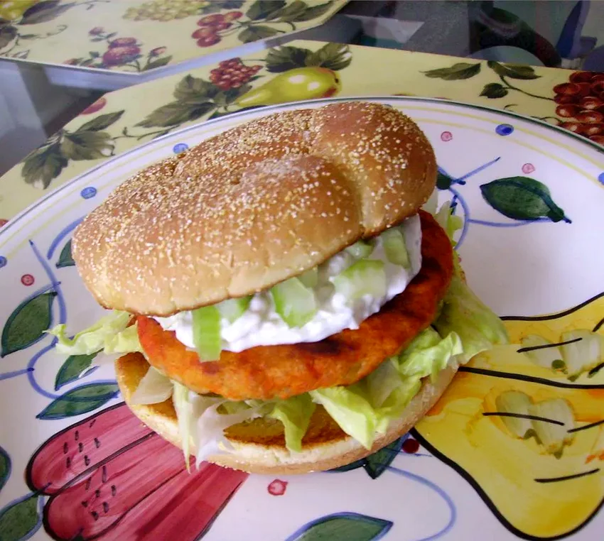 50 Amazing Ways to Use Buffalo Sauce in Your Cooking Buffalo Chicken Burgers with Blue Cheese Dressing