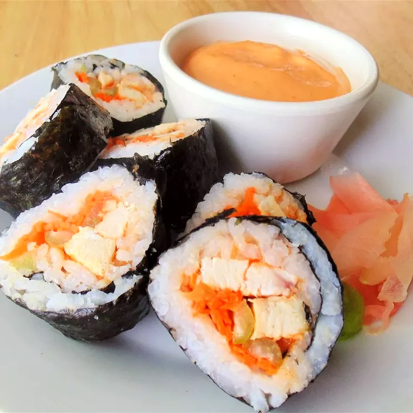 50 Amazing Ways to Use Buffalo Sauce in Your Cooking Buffalo Chicken Sushi Roll