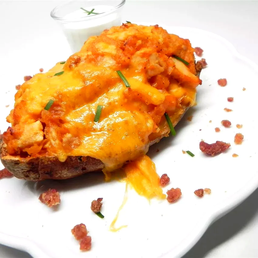 50 Amazing Ways to Use Buffalo Sauce in Your Cooking Buffalo Chicken Twice-Baked Potatoes